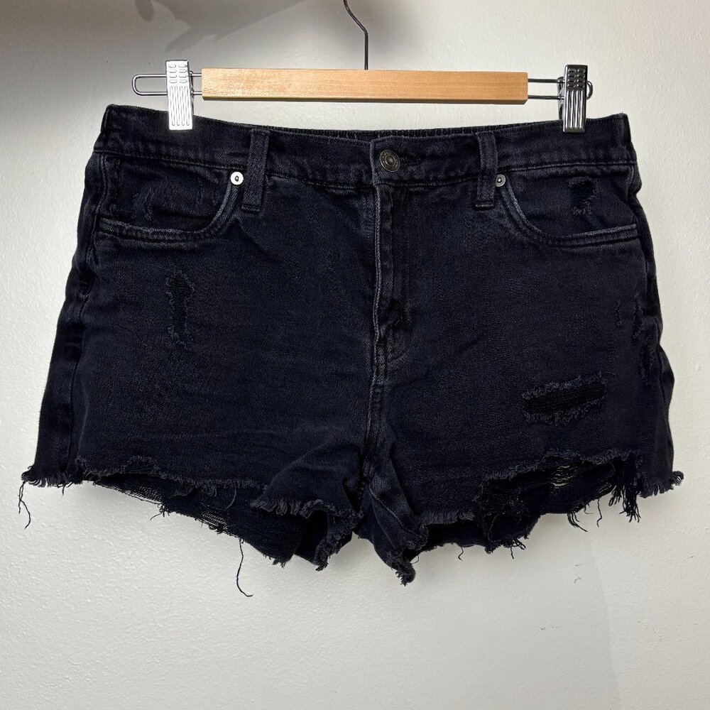 Aerie Distressed Jean Shorts
